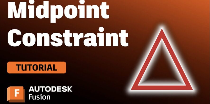 Midpoint Constraints in Autodesk Fusion