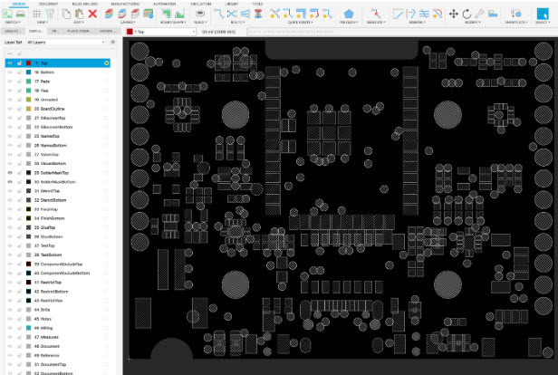 Autodesk Fusion Top and Bottom Solder Mask Layer