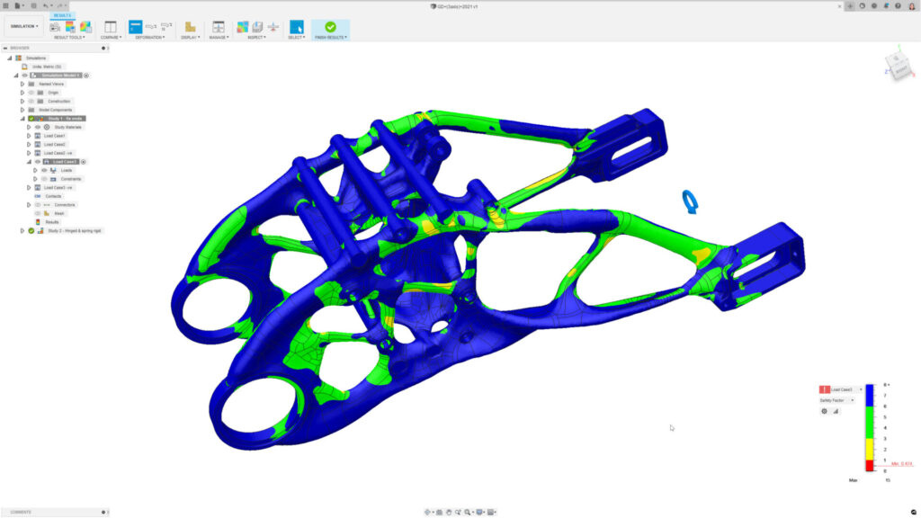 Generative design in Fusion. 