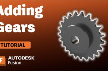 Adding gears in Autodesk Fusion