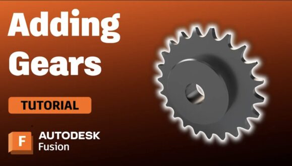 Adding gears in Autodesk Fusion