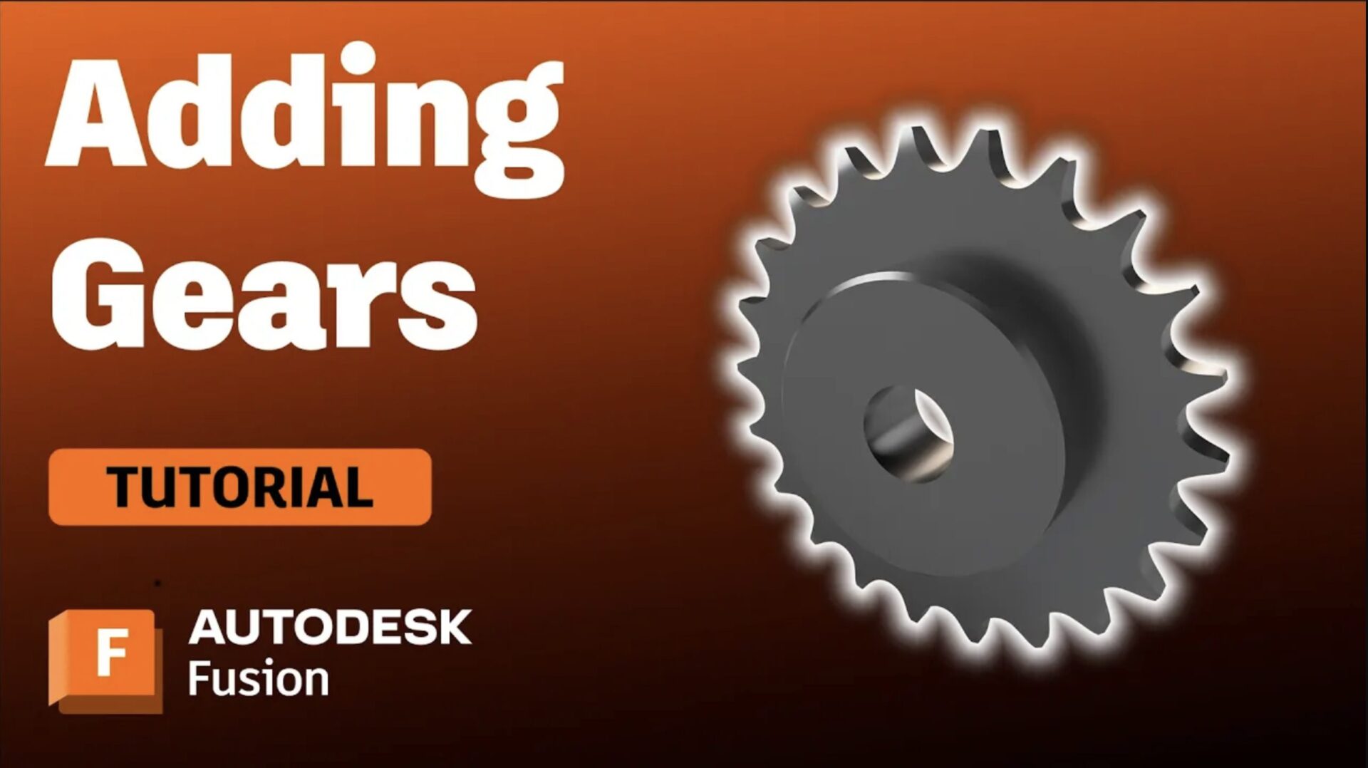 Adding gears in Autodesk Fusion