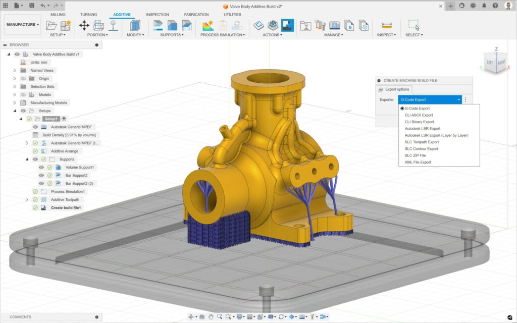 An automotive design using Autodesk Fusion.