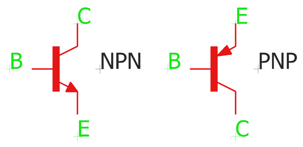 NPN-PNP-Transistor-Symbols