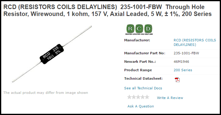 farnell-resistor-part-number